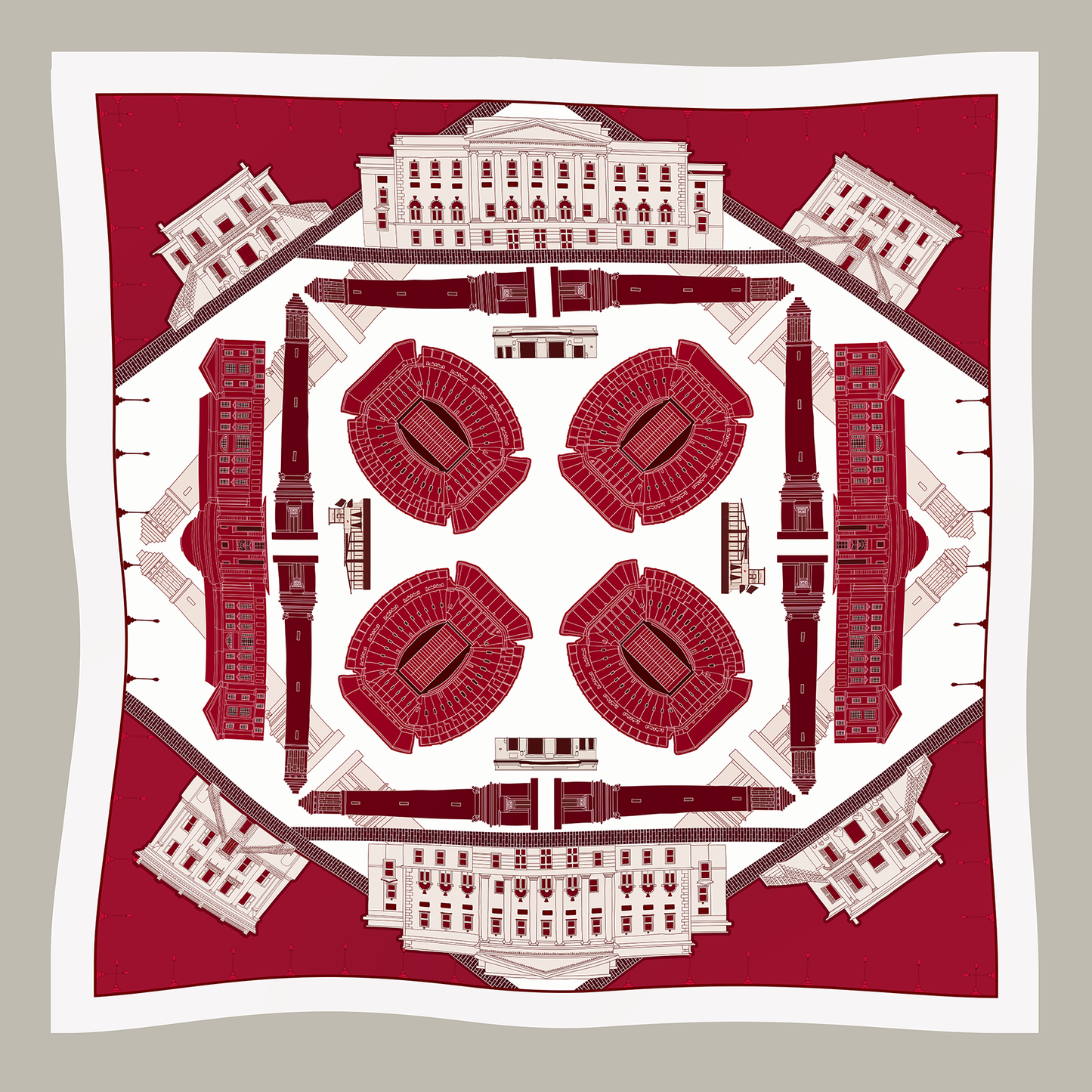 2025 PRE ORDER: THE TUSCALOOSA CRIMSON SCARF