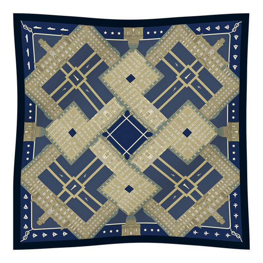 THE NAVAL ANNAPOLIS SCARF - NOVEMBER PRE ORDER